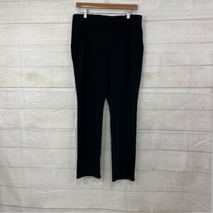 Chico’s Black Fabulously Slimming Pull On Stretch Knit Pants